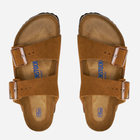 Жіночі шльопанці Birkenstock 1009527 38 Коричневі (4044477042831) - зображення 6