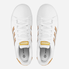 Підліткові кеди для дівчинк adidas Originals Court 2.0 K 40 (6.5US) Білий/Золотистий (4066748258239) - зображення 5