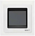DEVI Терморегулятор Devireg Touch, +5...45 °C, сенсорний, вбудований, дротовий датчик, 16A, 230В, білий
