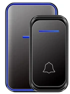 Бездротовий дверний дзвінок на вхідні двері Digital Lion WDB02, до 300м, Black