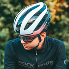 Kask rowerowy Rockbros niebiesko-różowy L (7016802869175) - obraz 5