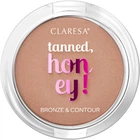 Бронзатор для контурирования лица Claresa Tanned Honey! тон 13 Shimmery 10 г (5903819801644)