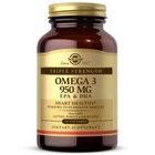 Жирні кислоти Solgar Triple Strength Omega 3 950мг 50 капсул