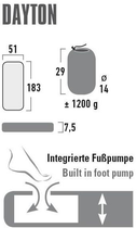 Килимок туристичний High Peak Dayton 41006 (4001690410069) - зображення 2