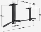 Стельовий турнік Gorilla Sports для підтягування (4260200844057) - зображення 3