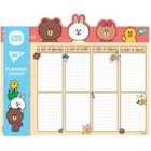 Планінг настільний Line Friends, 34,5x28,2 см, 52 аркуша YES 252176
