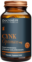 Дієтична добавка Doctor Life Cynk Optima 15 mg 120 капсул (5903317644163) - зображення 1