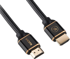 Кабель GoGEN HDMI - HDMI 2.0 1 м Black (GOG-HDMI100MM07) - зображення 1