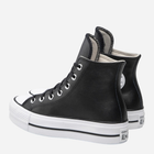 Жіночі кеди високі Converse Platform Hi Leather 561675C 38 (7.5US) 24.5 см Чорні (888755795736) - зображення 4