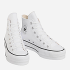 Жіночі кеди високі Converse Platform Hi Leather 561676C 37 (6.5US) 23.5 см Білі (888755795842) - зображення 2