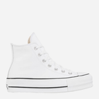 Trampki damskie na platformie Converse Platform Hi Leather 561676C 37.5 (7US) 24 cm Białe (888755795859) - obraz 1