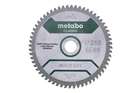 Пильный диск Metabo Multi Cut Classic 216х2,4х30 мм Z60 FZ/TZ 5° neg, универсальный (Картон) 628066000 (8473)