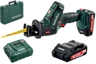 Акумуляторна шабельна пила Metabo SSE 18 LTX Compact, 18 В, 2 акумуляторні блоки Li-Power (18 В/2,0 Ач) (Кейс) 602266500 (5938)