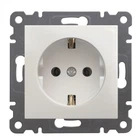 Розетка електрична Lumina-2 Hager WL1050 (16А/230В) із заземленням біла (10683)