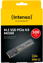 Dysk SSD Intenso MI500 500GB M.2 NVMe PCI Express 4.0 x4 3D NAND TLC (3836450) - obraz 4