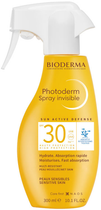 Сонцезахисний спрей для обличчя Bioderma Photoderm Invisible SPF 30 300 мл (3701129807255)