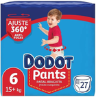 Підгузки-трусики Dodot Pants Розмір 6 15+ кг 27 шт (8001841677231)