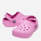 Chodaki dziecięce dla dziewczynki ocieplane Crocs Classic Fuzz-Lined Casual CR207009 22-23 (C6) 13.6 cm Jasnoróżowe (191448877689) - obraz 2