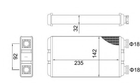 Теплообмінник, система опалення салону NRF 54312 NRF (54312)