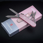 Складаний ніж-брелок VICTORINOX Classic Alox Cotton Candy 5 функцій 4 см, нержавіюча сталь X50CrMoV15