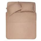 Пододеяльник ARDESTO Mix&Match 160х220см сатин / на молнии Бежевый (ART1622DVI)