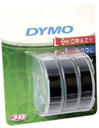 Стрічка для етикеток Dymo S0847730 3D 9 мм x 3 м 3 шт Black/White