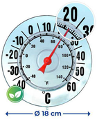 Термометр віконний Maximex 18 см (4008838108956) - зображення 2
