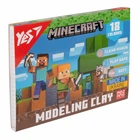 Пластилін YES Minecraft 18 кольорів 360г (540678)