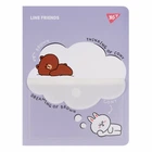 Папка з 20 файлами з кишенею YES Line Friends A4 (492102)