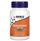 Натуральна добавка Now Foods Glutathione 250 мг Капсули