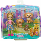 Zestaw Mattel Enchantimals Lalka Gerika golden retriever i rodzina piesków retriever HHB85 (194735063055) - obraz 1