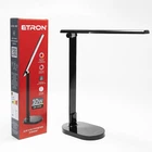 Настільна лампа ETRON 1-EDL-424 10 Вт Black 3000-6000K з димером — LED лампа на стіл для роботи, навчання та читання з регулюванням яскравості та кольорової температури