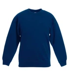 Світшот Fruit of the Loom Premium set-in sweat kids 128 Темно-Синій (062031032128)