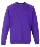 Реглан Fruit of the Loom Classic raglan sweat kids 116 Фіолетовий (0620390PE116)
