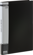 Папка пластиковая Buromax A4 40 файлов Черная (BM.3616-01)