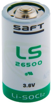 Литиевая батарея Saft R14 3.6V LS 26500 (SPSAF-26500-STD) - зображення 1