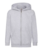 Толстовка Fruit of the Loom Classic hooded sweat jacket kids 116 Серый (062045094116)