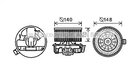 Вентилятор салону NISSAN MICRA/NOTE, AVA COOLING (DN8383)