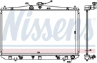 Радіатор охолодження двигуна LEXUS RX, NISSENS (646836)