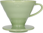 Dripper Hario V60-02 Ceramiczny Zielony (4977642731004) - obraz 1