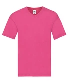 Футболка Fruit of the Loom Original v neck T S 57 Малиновий (061426057S)