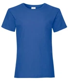 Футболка Fruit of the Loom Valueweight girls 128 Яскраво-Синій (061005051128)