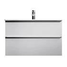 Тумба с умывальником AM.PM X-Joy 100x58x44.8см подвесная белая MTA-FHX1002WG-WCC1002WG