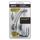 Офсетний Гачок відвантажений BKK Тitan Diver+ #10/0 (A-EW-9654) 4608314