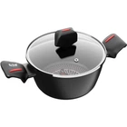 Кастрюля с крышкой Krauff Smart Fry 25-45-159 20 см 2.3 л черная 4732457
