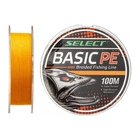 Шнур Select Basic PE (оранж.) 100м 0.18м 9.9кг/22lb (1870-27-57) 4607744
