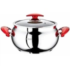 Каструля зі скляною кришкою OMS Ball-Shaped 2032-30 30 см 3.2 л сіра 4792270