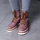 Ботинки женские Fashion Chrisley 3461 39 размер 25 см Бежевый 4261005