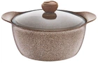 Каструля зі скляною кришкою OMS 3120-01-11-26-Brown 26 см 5.6 л коричнева 4768779