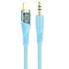 Кабель HOCO 3.5mm to lightning Transparent Discovery Edition Digital audio conversion cable UPA25 |1M| 4758077